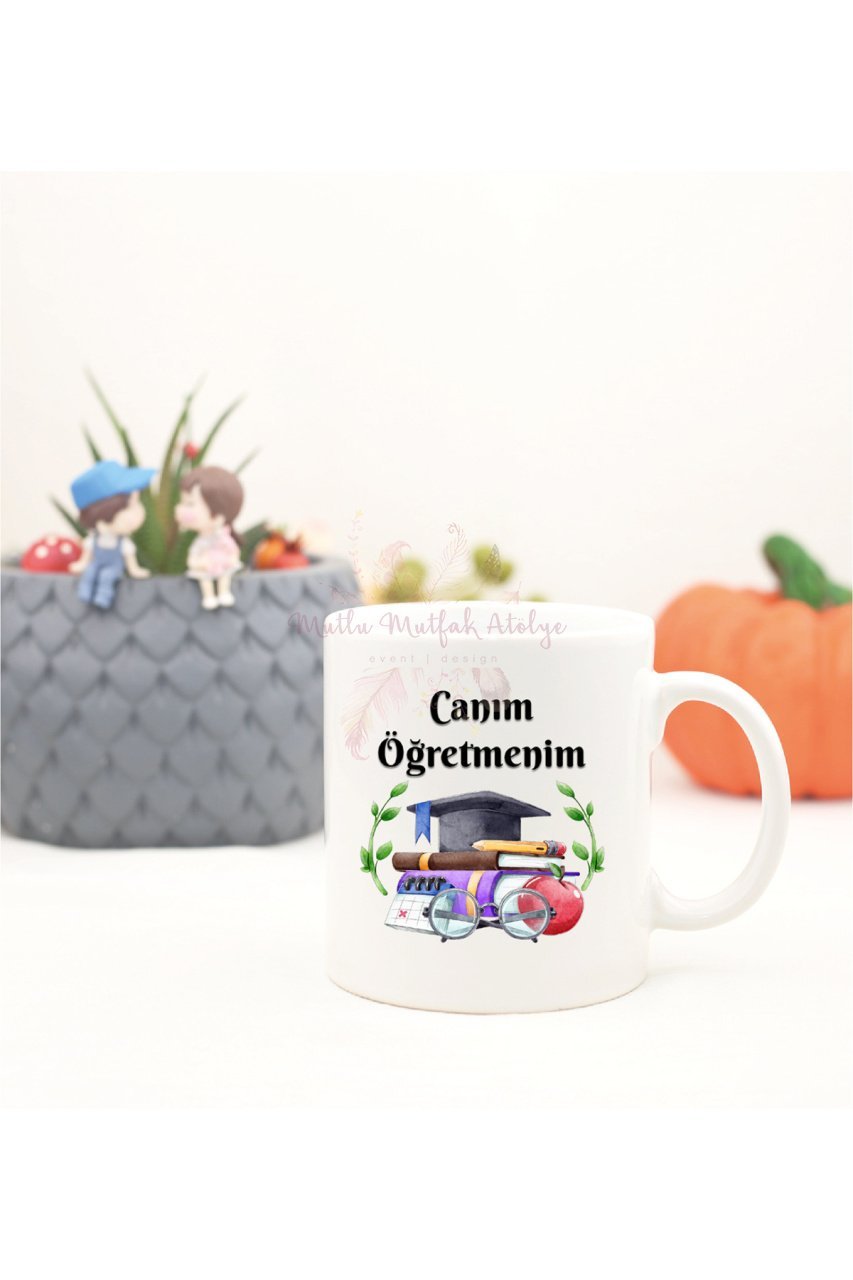 Öğretmenler Günü Hediyesi Canım Öğretmenim Kupa Bardak
