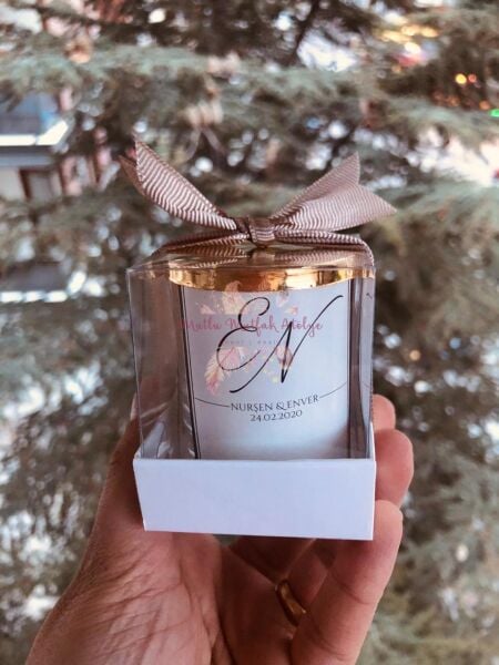 Hediyelik Kapaklı Kutulu Mum