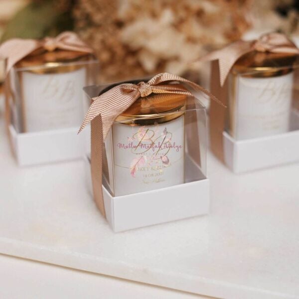 Hediyelik Kapaklı Kutulu Mum