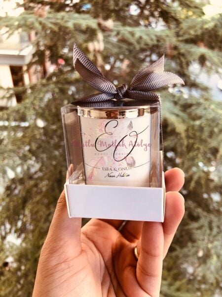 Hediyelik Kapaklı Kutulu Mum