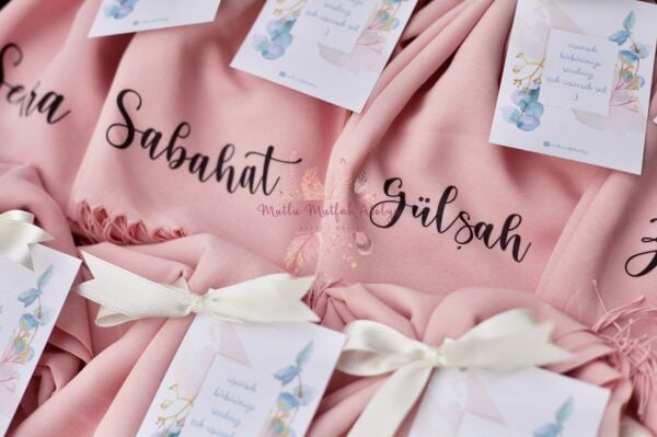 Hediyelik Kişiye Özel Şal