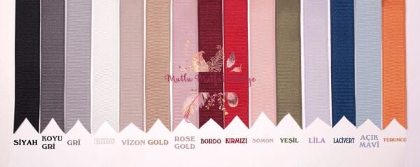 Yeşil Çiçek Süslemeli Mühürlü Davetiye (50 Ad.)