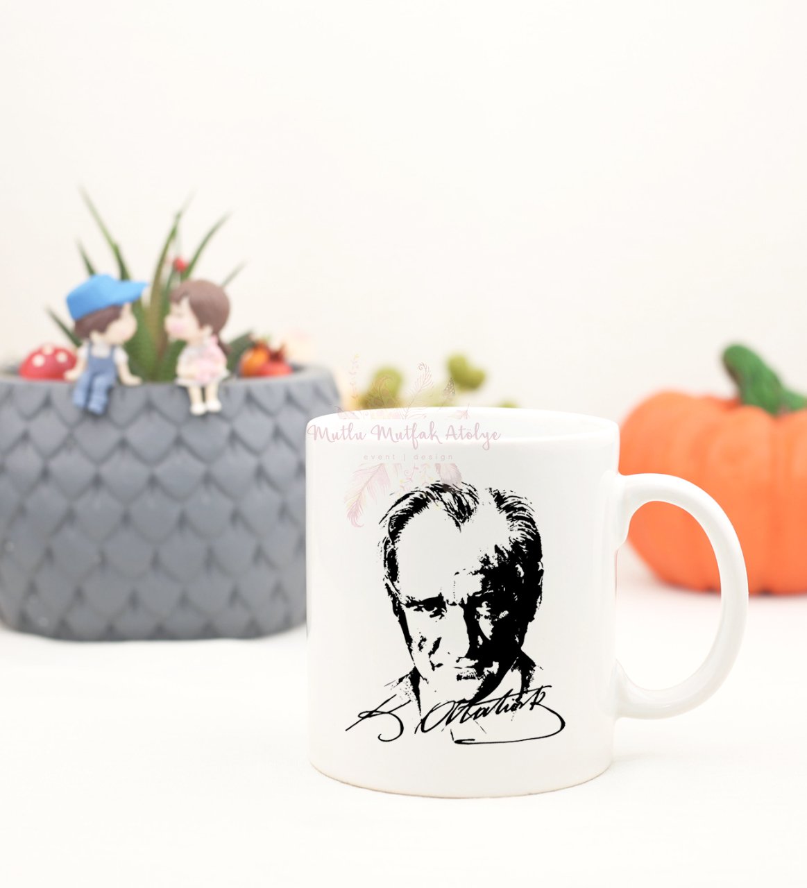 Atatürk İmzalı Kupa Bardak