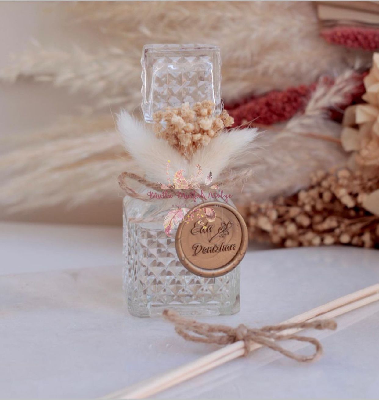 Hediyelik Kristal Şişe Oda Kokusu