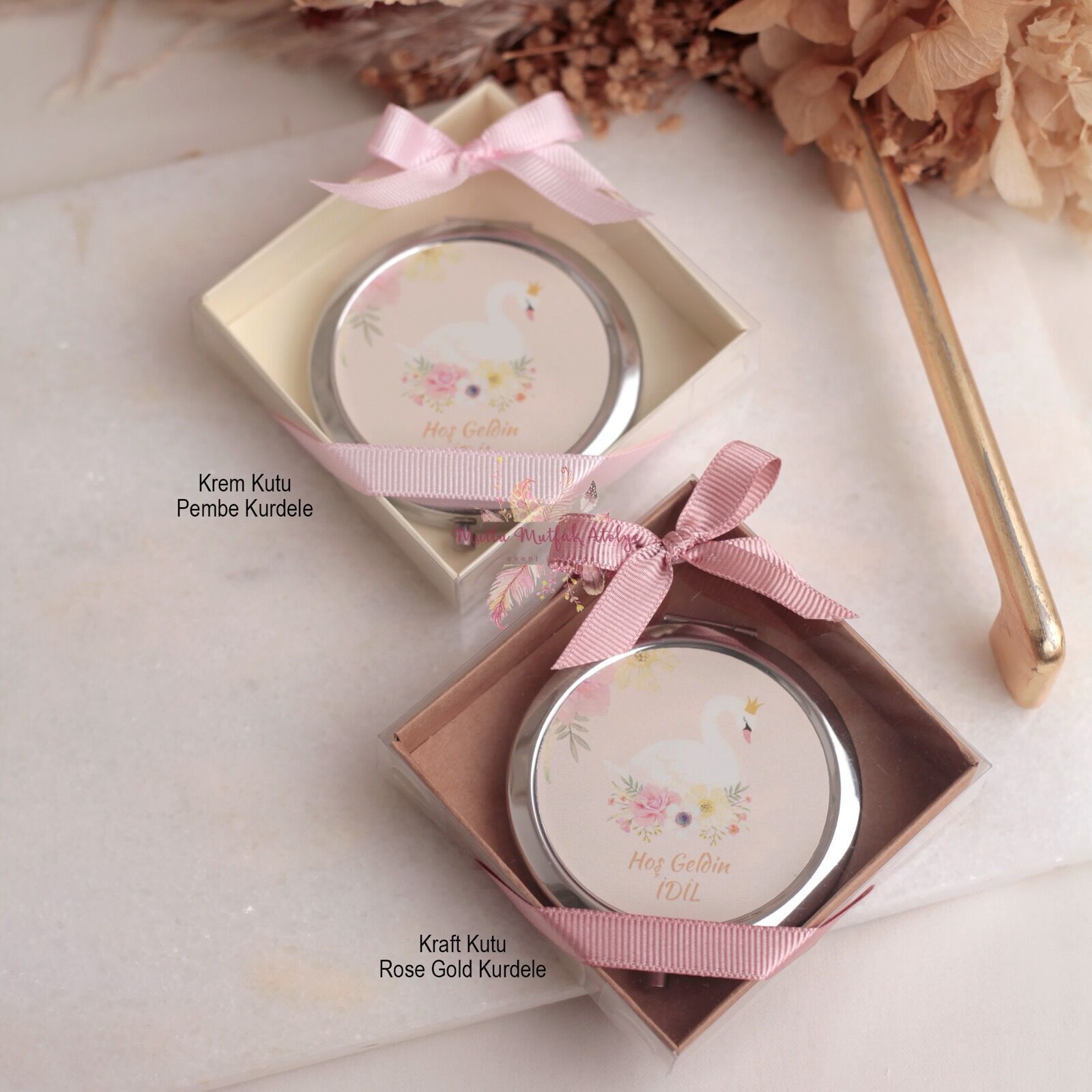 Hediyelik Kutulu Kapaklı Ayna