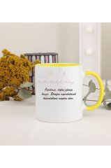 Öğretmenler Günü Hediyesi Sarı Kupa Bardak