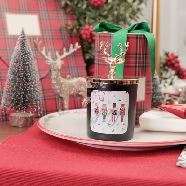 Yılbaşı Hediyelik Kutulu Çikolata Kokulu Mum