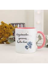 Öğretmenler Günü Hediyesi  Pembe Kupa Bardak