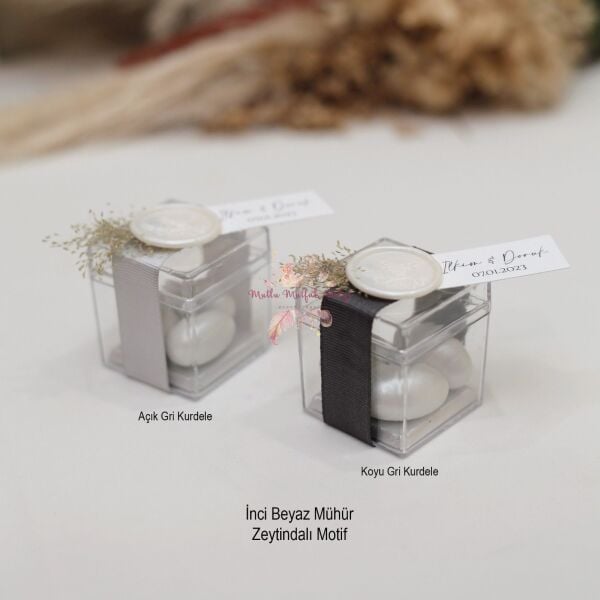 Hediyelik Mühürlü Mika Kutu Draje