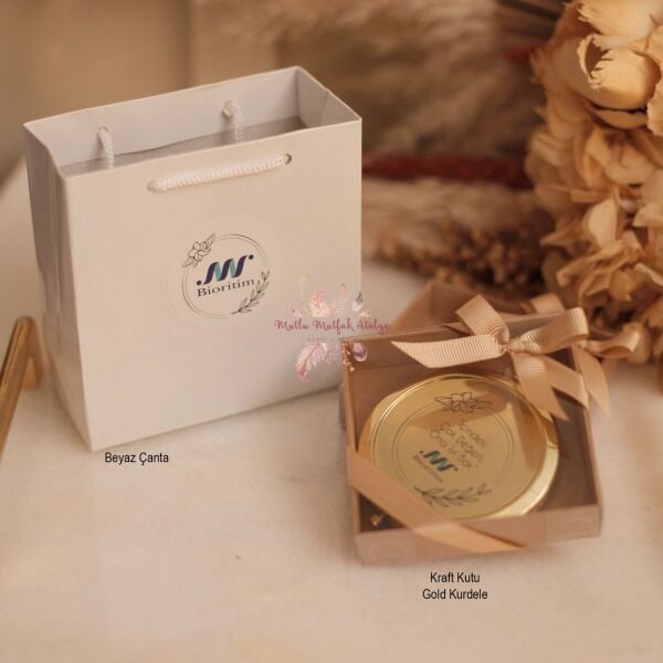 Hediyelik Ayna Ve Karton Çanta Seti