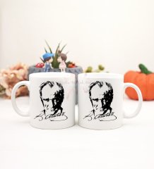 2'li Atatürk İmzalı Kupa Bardak