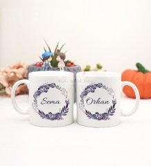 2'li Kişiye Özel Kupa Bardak İsimli