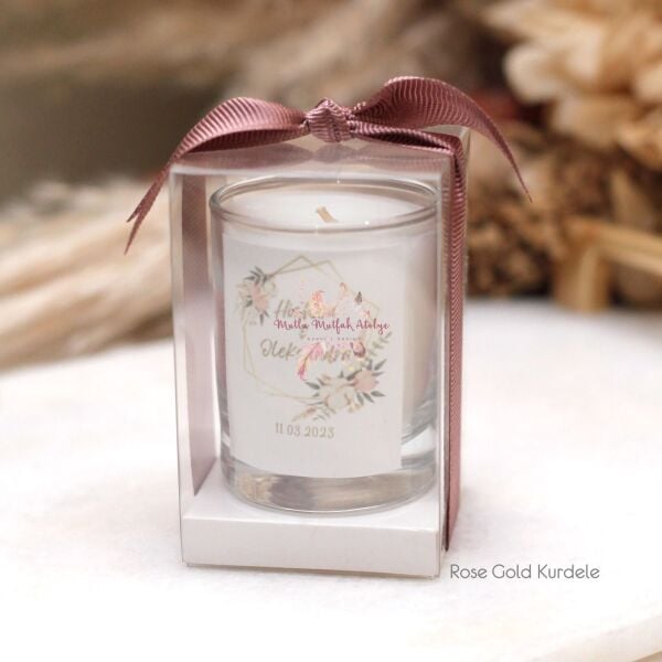 Hediyelik Yükseltili Kutulu Mum