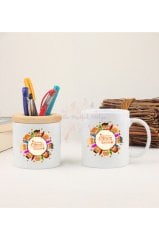 Öğretmenler Günü Hediyesi Canım Öğretmenim  Kalemlik ve Kupa Bardak