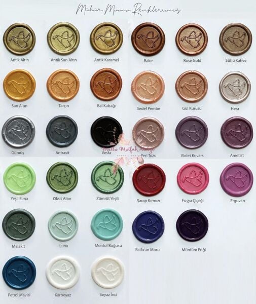 Hediyelik Mühürlü Kutulu Mum