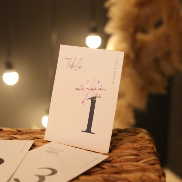 Supla Masa Kartı 10X14