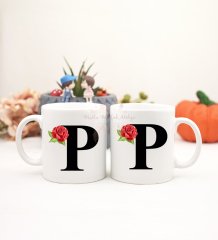 2'li Kupa Bardak P Harfi