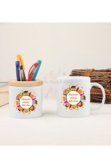 Öğretmenler Günü Hediyesi  Kalemlik ve Kupa Bardak