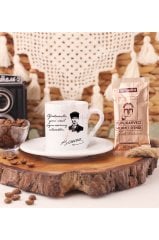 Öğretmenler Günü Hediyesi Atatürk  Türk Kahvesi Fincanı