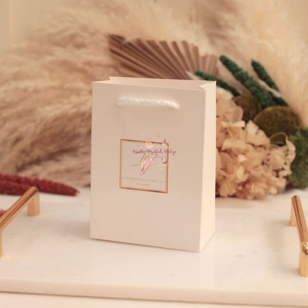 Hediyelik Karton Poşet Çanta 10x14x5cm