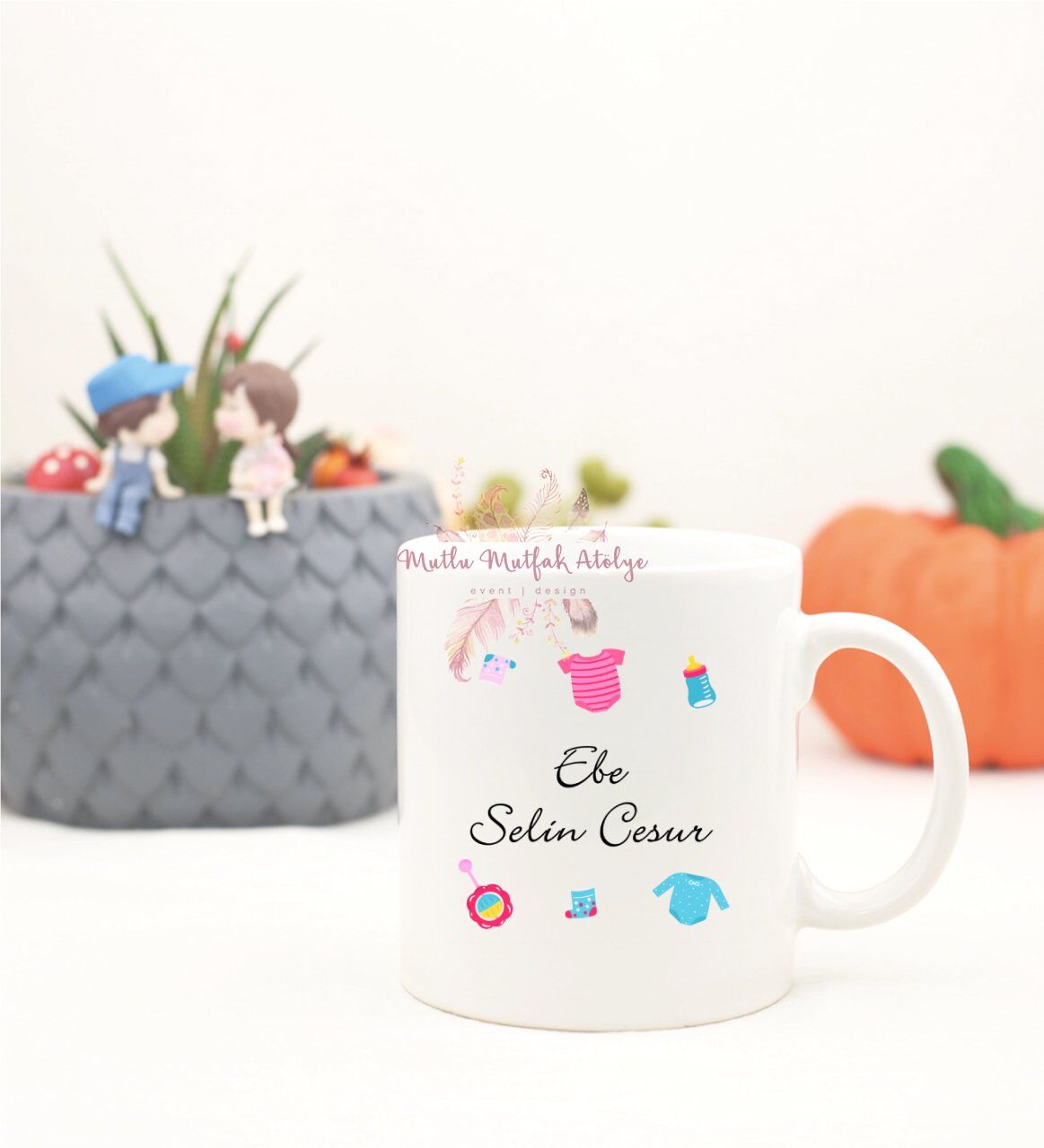 Kişiye Özel Ebe Kupa Bardak