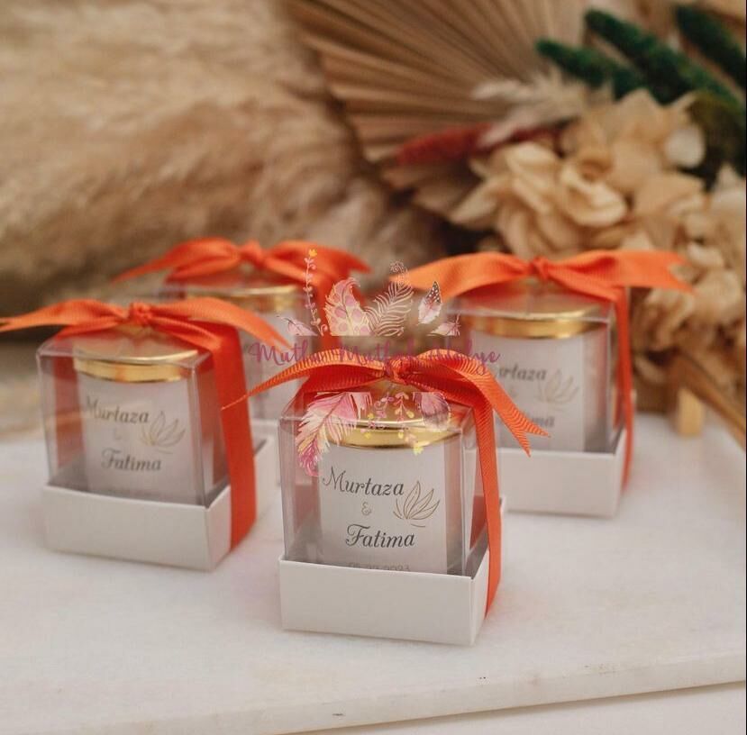 Hediyelik Kapaklı Kutulu Mum