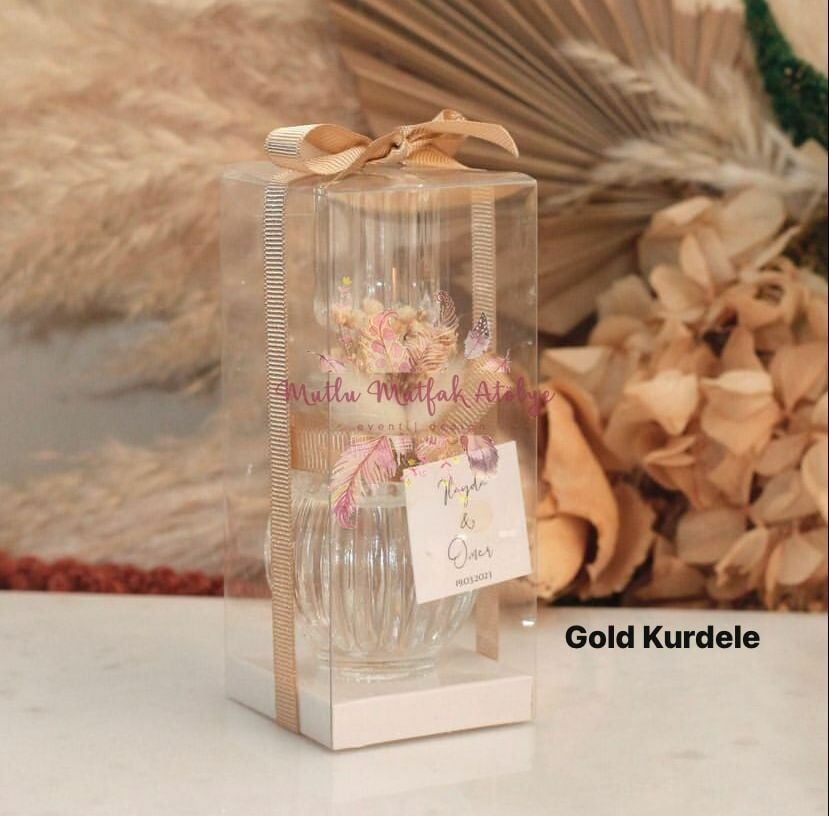 Kutulu Cam Şişe Hediyelik Eyüp Sabri Tuncer Kolonya