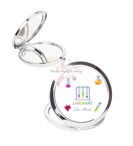 Kişiye Özel Laborant Cep Aynası