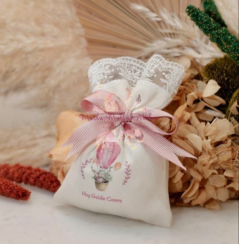 Hediyelik Baskılı Lavanta Kesesi