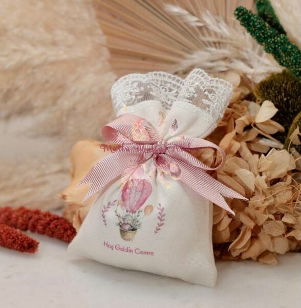 Hediyelik Baskılı Lavanta Kesesi