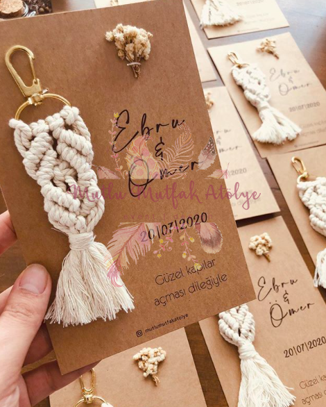 Cipsolu Makrome Anahtarlık