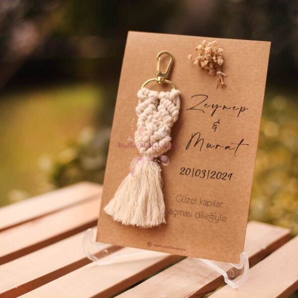 Cipsolu Makrome Anahtarlık