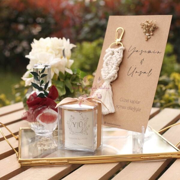 Cipsolu Makrome Anahtarlık