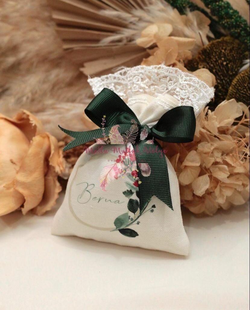 Hediyelik Baskılı Lavanta Kesesi