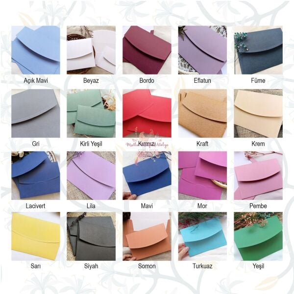 İpek Kurdeleli Davetiye (50 Ad)