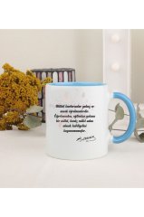 Öğretmenler Günü Hediyesi Atatürk  Mavi Kupa Bardak
