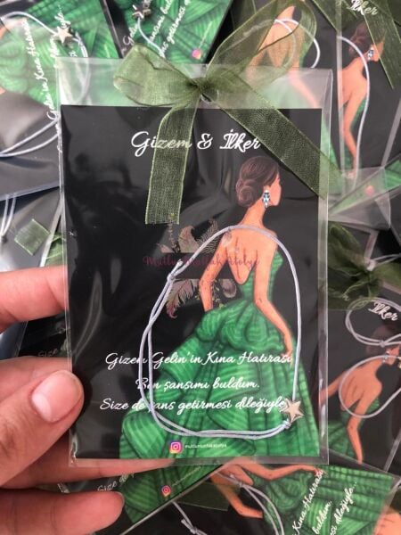 Hediyelik Kına Konseptli Şans Bilekliği